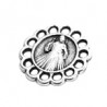 999° Silver Antique Plated/ 5µm