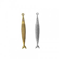 Pendentif en Zamak Poisson 7 x 48 mm