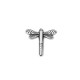 Pasador de Metal Zamak Libélula 28x25mm/4.3mm (Ø1.2mm)
