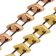 Zamak Bead Twin 2.3x7mm Ø1mm