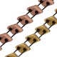 Zamak Bead Twin 2.3x7mm Ø1mm