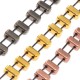 Zamak Bead Twin Brick 3x7mm/3mm Ø1mm