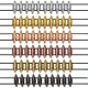 Passante in Metallo Zama Doppio Ovale 3x8mm/4mm (Ø1mm)