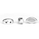 Passante in Metallo Zama Doppio 5x8mm/4mm (Ø1mm)