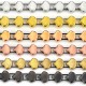 Perle Double en Zamak 7.5 x 7.2 mm Ø 1 mm