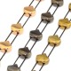 Μεταλλικό Ζάμακ Χυτό Στοιχείο Περαστό 7.5x7.2mm Ø1mm