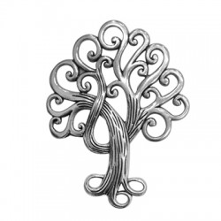 Ciondolo in Metallo Zama Albero della Vita 58x74mm