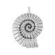 Ciondolo in Metallo Zama Conchiglia 27x31mm