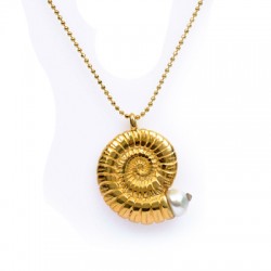 Pendentif en Zamak Coquillage 27 x 31 mm