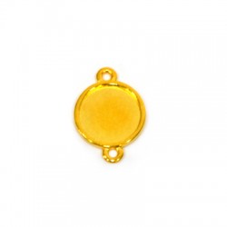 Connecteur rond en Zamak 15 mm int. 12 mm