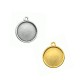 Zamak Charm Setting Round 18mm int. 15mm
