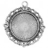 999° Silver Antique Plated/ 5µm