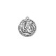 Zamak Charm Round Pharaoh 22mm