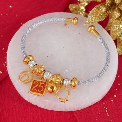Zamak Bead 8x6mm Ø3.8mm