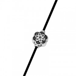 Zamak Bead Flower 10x8mm Ø1.8mm