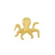 Zamak Bead Octopus 16x14mm Ø1.7mm