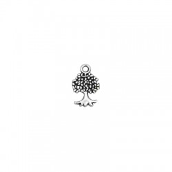 Breloque Zamak Arbre de vie 8 x 11 mm
