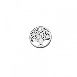 Connecteur rond en Zamak « Arbre de vie » 16 mm