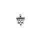 Colgante de Metal Zamak Triangulo 16x18mm
