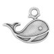 Breloque en Zamak Baleine 19 x 10 mm