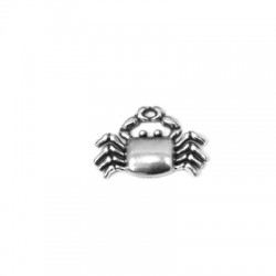 Colgante de Metal Zamak Cangrejo 23x14mm