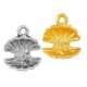 Breloque Coquillage en Zamak 13 x 12 mm