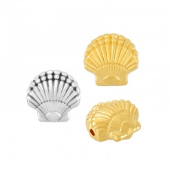 Zamak Charm Shell 12mm Ø1.6mm