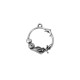 Pendentif rond Zamak Motifs Estivaux 25 mm