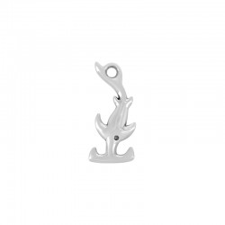 Colgante de Metal Zamak Tiburón 13x20mm