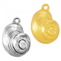 Pendentif en Zamak Coquillage 15 x 18 mm