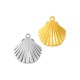 Pendentif Coquillage en Zamak 22 x 21 mm