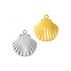 Pendentif Coquillage en Zamak 22 x 21 mm