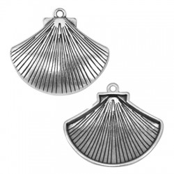 Zamak Pendant Shell 35x27mm