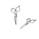 Zamak Pendant Scissors 16x31mm