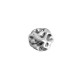 Zamak Connector Round Irregular 19mm