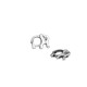 Perle en Zamak Éléphant 17 x 14 mm Ø 1.5 mm