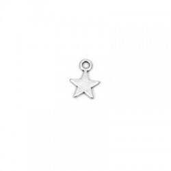 Colgante de Metal Zamak Estrella 10x9mm