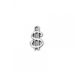 Colgante de Metal Zamak Dolar 9x17mm