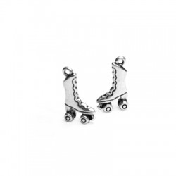 Pendentif Rouleau en Zamak 12 x 19 mm