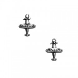 Colgante de Metal Zamak Avión 16x18mm