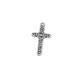 Zamak Pendant Cross Patterned 15x24mm