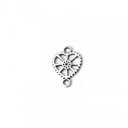 Connettore in Metallo Zama Cuore 16x15mm