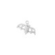 Ciondolo in Metallo Zama Pipistrello 23x12mm