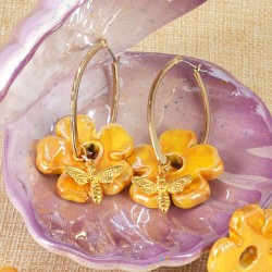 Zamak Charm Bee 19x13mm