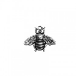 Pendentif Abeille en Zamak 30 x 24 mm