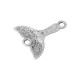 Zamak Connector Dolphin Tail 18x16mm