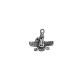 Colgante de Metal Zamak Divinidad con Alas de Águila 17x13mm
