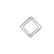 Zamak Connector Rhombus 28x27mm