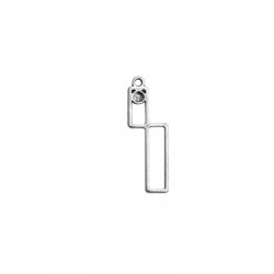 Pendentif Irrégulier en Zamak 21 x 31 mm