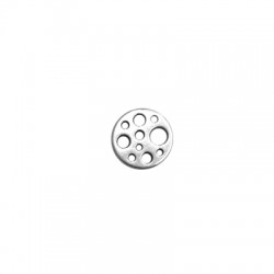 Connecteur rond en Zamak 13 mm
